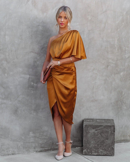 Maelle - Robe Midi Élégante