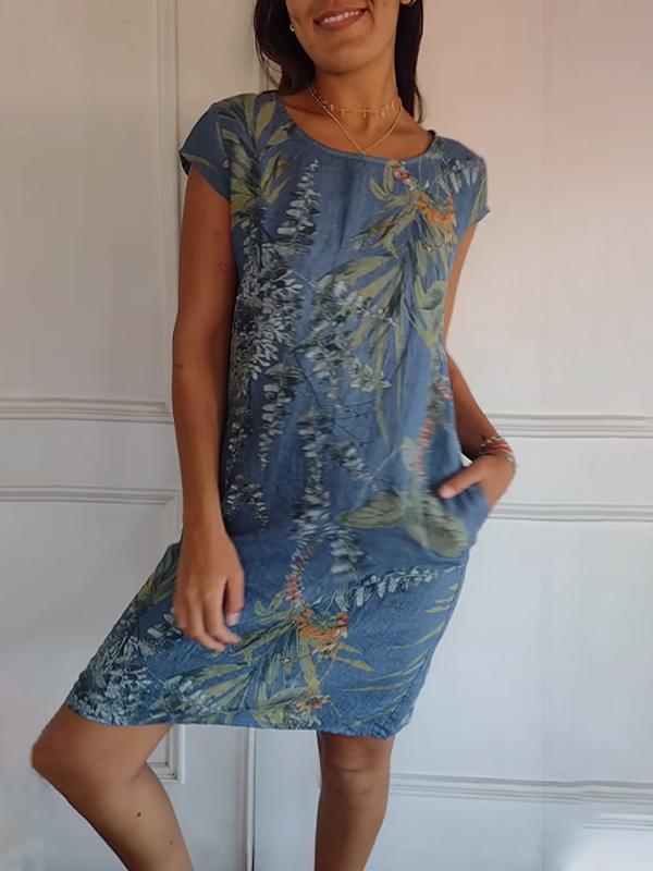 Lillian™ - Robe Imprimée à Coupe Relaxée