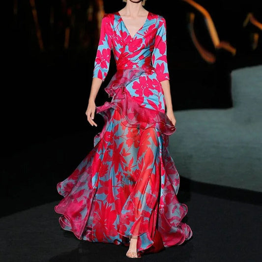 Indie™ - Robe de banquet A-line à volants