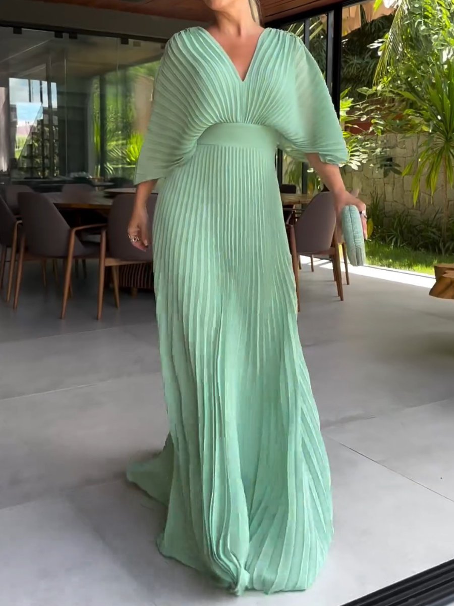 Ria™ - Robe Maxi à Côtes Flottantes
