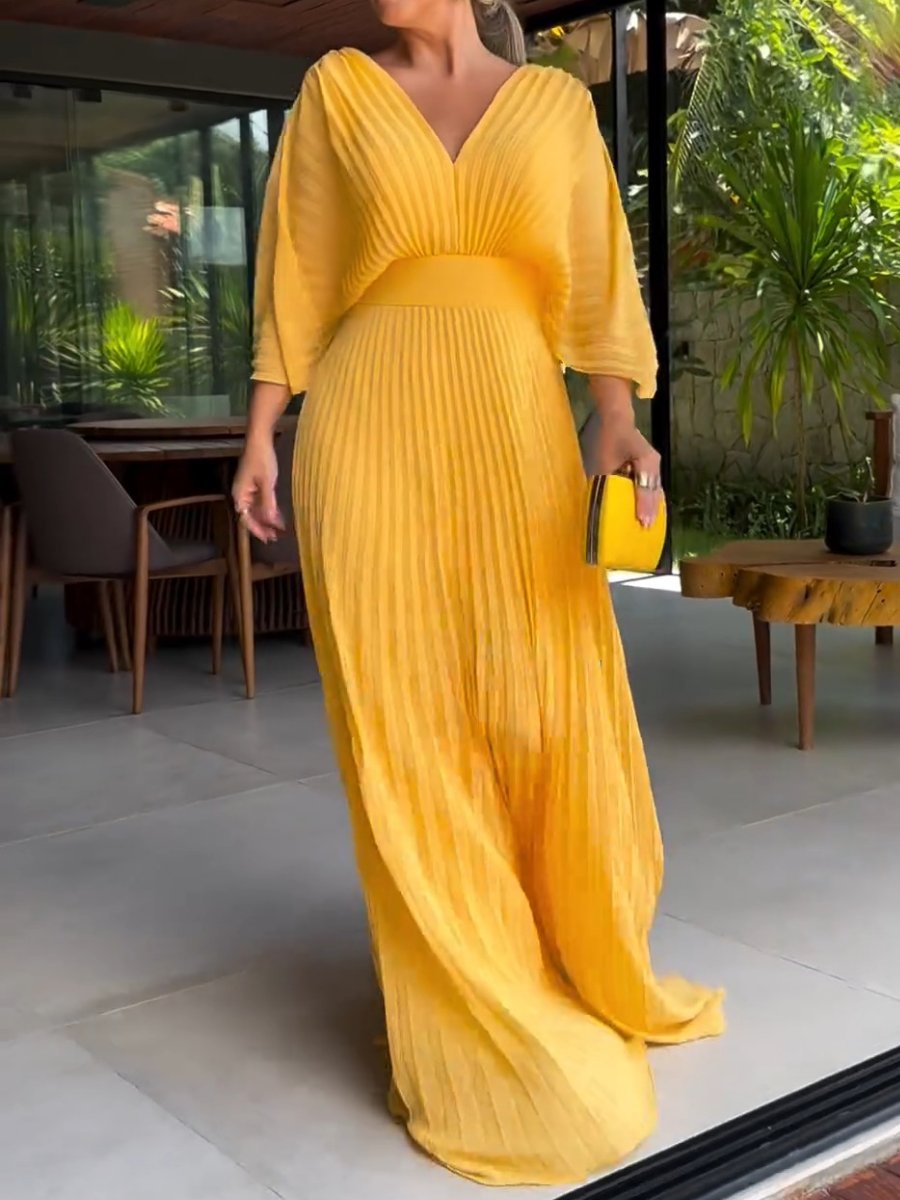 Ria™ - Robe Maxi à Côtes Flottantes