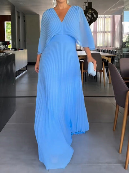 Ria™ - Robe Maxi à Côtes Flottantes