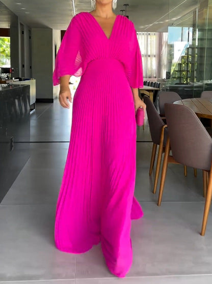 Ria™ - Robe Maxi à Côtes Flottantes