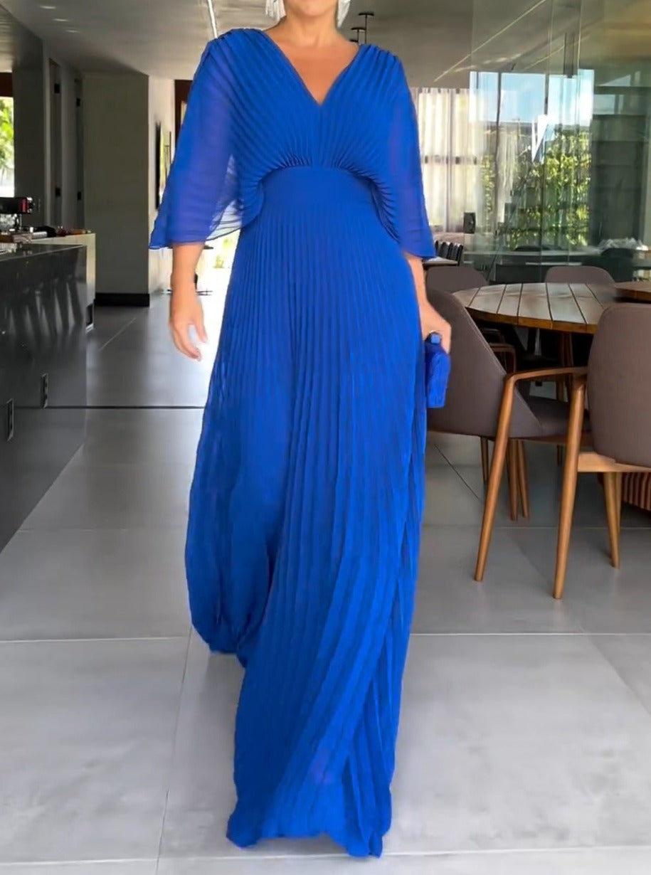 Ria™ - Robe Maxi à Côtes Flottantes