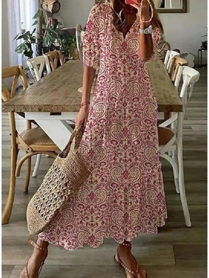 Sophia - Robe d'été vintage boho