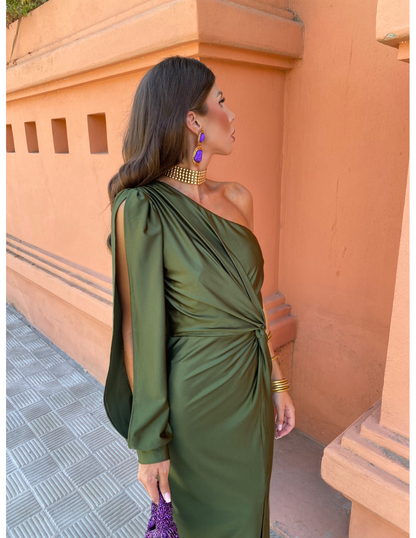 Robe d'été longue noire Alaysia™ pour femmes