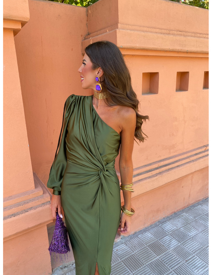 Robe d'été longue noire Alaysia™ pour femmes