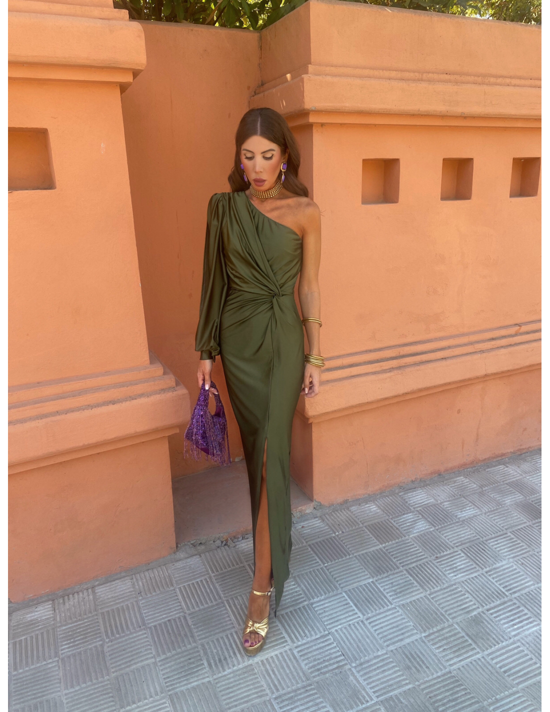 Robe d'été longue noire Alaysia™ pour femmes