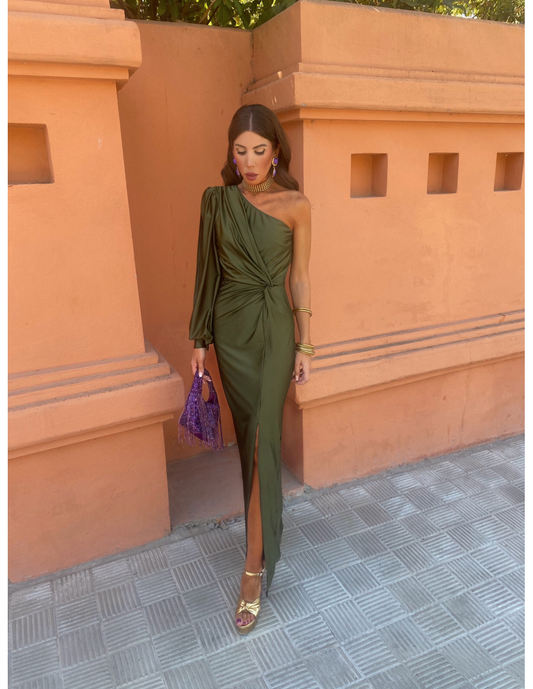 Robe d'été longue noire Alaysia™ pour femmes