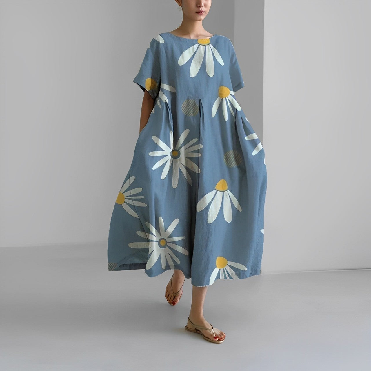 Daisy - Robe Maxi Ample Retro