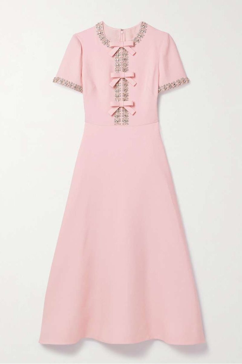 Sybil - Robe de Luxe avec Nœud en Strass